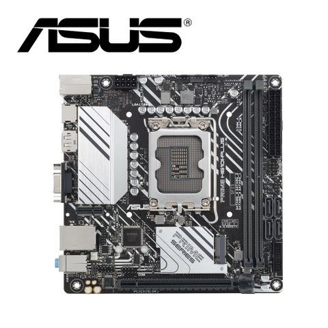 ASUS 華碩 PRIME-H610I-PLUS-CSM 主機板+NZXT H210i 白 ITX機殼