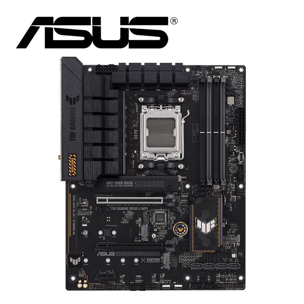 ASUS 華碩  TUF GAMING B650-E WIFI 主機板 創作者+AMD R7 7700 MPK 8核 16緒 中央處理器