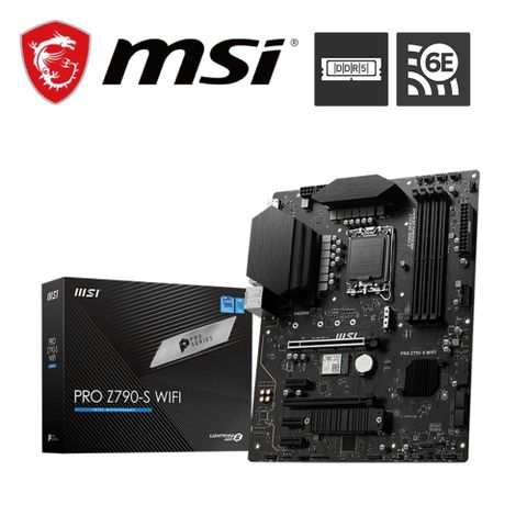 MSI 微星 PRO Z790-S WIFI+金士頓 DTX/128G 隨身碟