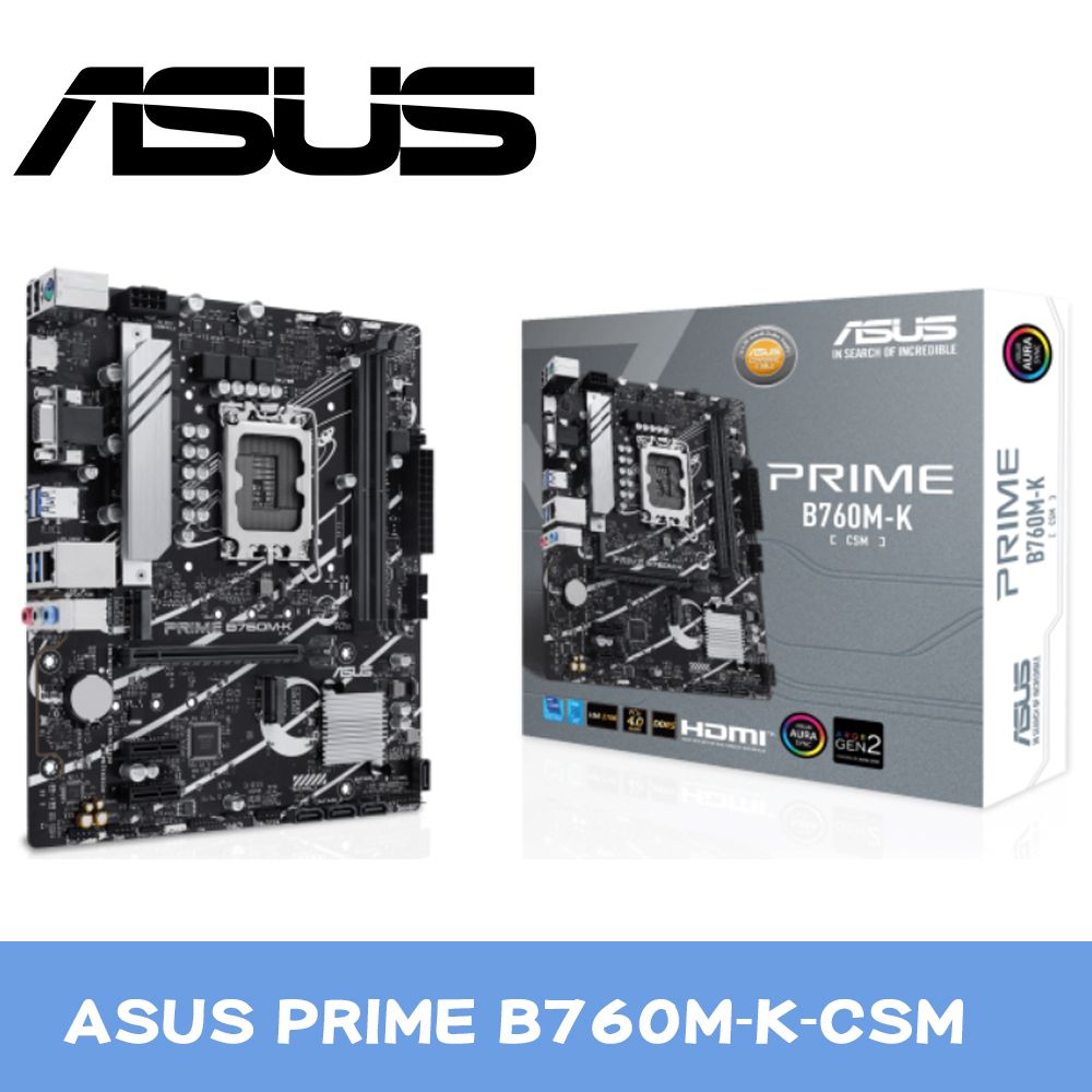 ASUS 華碩  PRIME B760M-K CSM 主機板