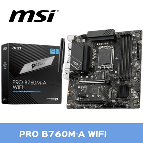 MSI 微星 PRO B760M-A WIFI 主機板