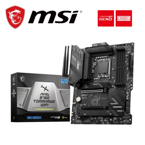 MSI 微星 MAG B760 TOMAHAWK WIFI 主機板