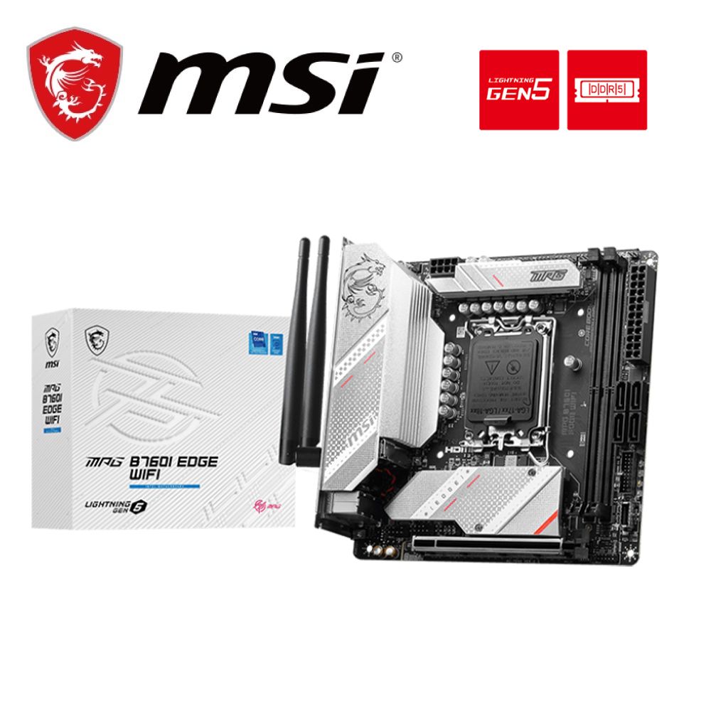 MSI 微星  MPG B760I EDGE WIFI 主機板