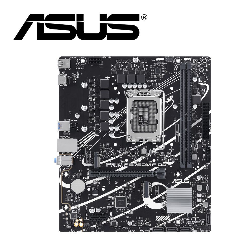 ASUS 華碩  PRIME B760M-F-D4-CSM 主機板