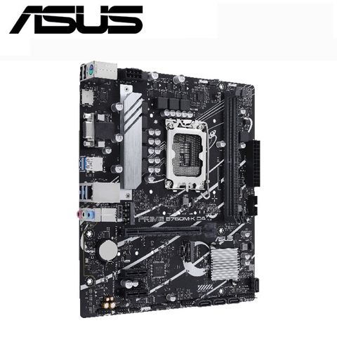 ASUS PRIME B760M-K D4-CSM 主機板 + 金士頓 FURY Beast 獸獵者 DDR4 3200 16GBx2 桌上型超頻記憶體