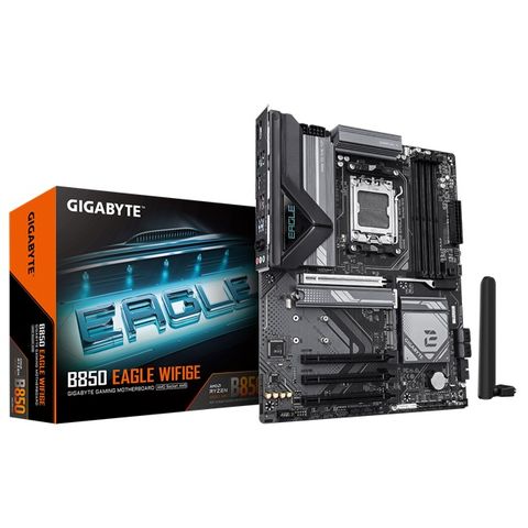 【C+M超值組】 技嘉B850 EAGLE WIFI6E AMD主機板 + AMD Ryzen 5-7600X 4.7GHz 6核心 中央處理器