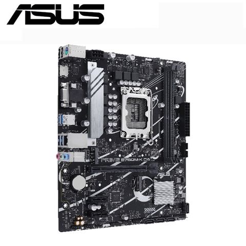 ASUS 華碩 PRIME B760M-K D4-CSM 主機板+Intel Core i5-14400F 中央處理器