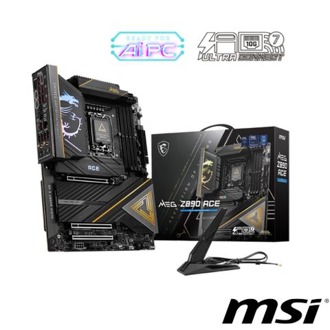 MSI 微星 MEG Z890 ACE 主機板+Intel Core Ultra 7 265K 中央處理器 盒裝