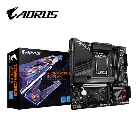 技嘉 Z790M AORUS ELITE AX 主機板 + 三星 980 PRO 1TB PCIe 固態硬碟