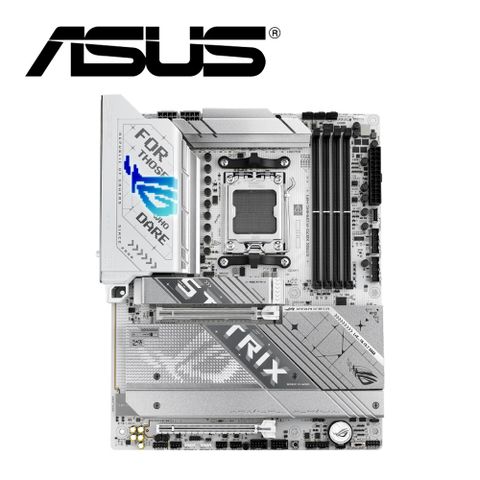 華碩 ROG STRIX X870-A GAMING WIFI 主機板+金士頓 64GB雙通32GB*2 D5-6400 白 獸獵者(M+R組合包)