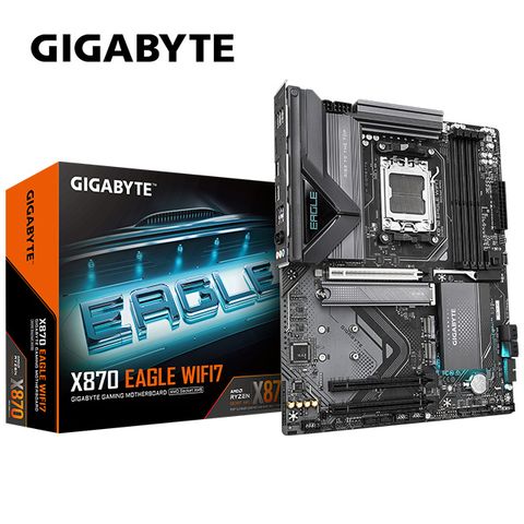 【主機板+RAM】技嘉GIGABYTE X870 EAGLE WIFI7主機板+金士頓 DDR5 5600 16GB 桌上型記憶體
