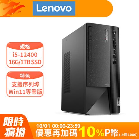 LENOVO 聯想 ThinkCentre Neo 50t系列-i5處理器 / 16G記憶體 /  1T SSD / Win11專業版