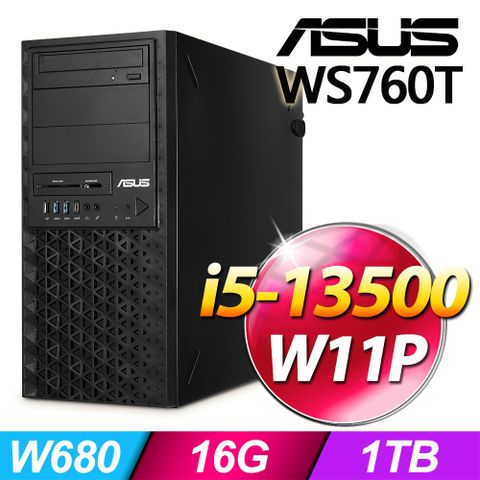 ASUS 華碩 (商用) WS760T 系列 -i5處理器/ 16G記憶體 / 1TB SSD / Win11專業版繪圖工作站