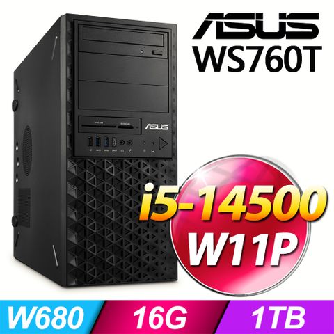 (商用)ASUS WS760T 工作站(i5-14500/16G/1T SSD/W11P)-M.2