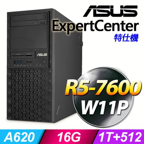 (商用)ASUS ExpertCenter 工作站(R5-7600/8G/1T+512G SSD/W11P)-M.2