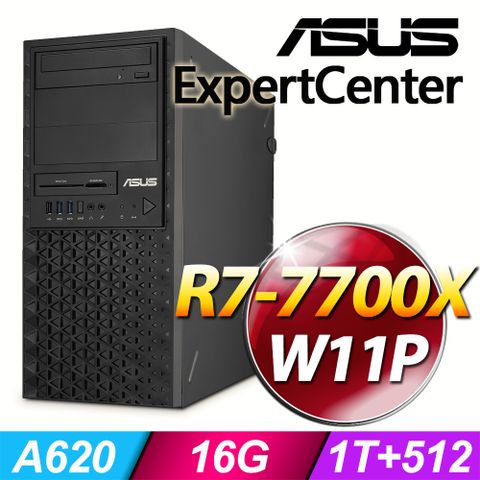 (商用)ASUS ExpertCenter 工作站(R7-7700X/16G/1T+512G SSD/W11P)-M.2