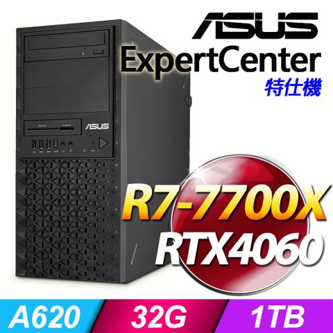 (商用)ASUS ExpertCenter 工作站(R7-7700X/16G/1T SSD/RTX4060/750W/W11P)-M.2