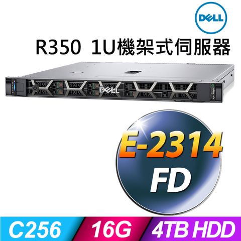 DELL 戴爾 (商用) R350 (E2314/16G/2TBX2 HDD/FD)