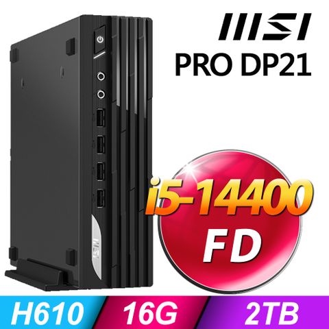 MSI PRO DP21 (i5-14400/16G/2TB SSD/FD)