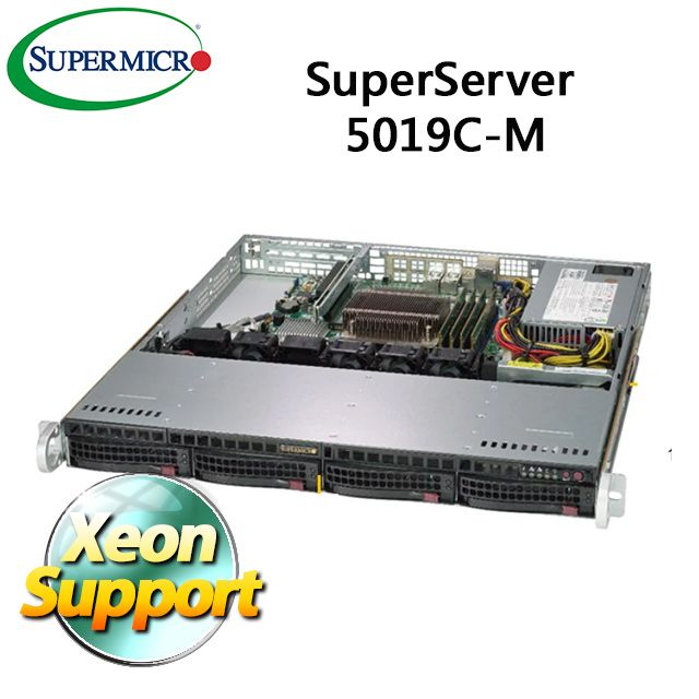 Supermicro 超微 SuperServer 5019C-M 伺服器