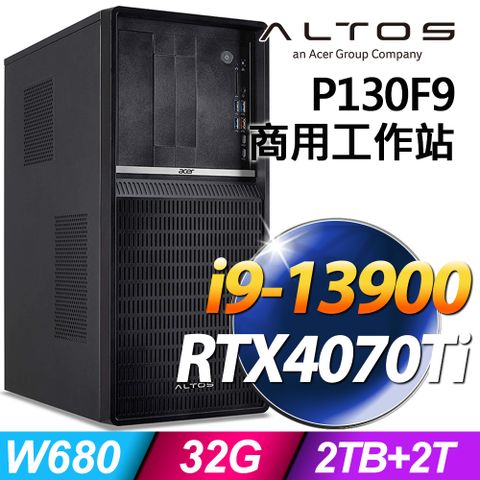 ACER 宏碁 Altos P130F9 i9-13900/32G/2T+2TBSSD/RTX4070TI/W11P