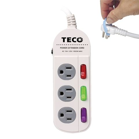 TECO 東元 三開三插轉接電源線組 XYFWL230R9