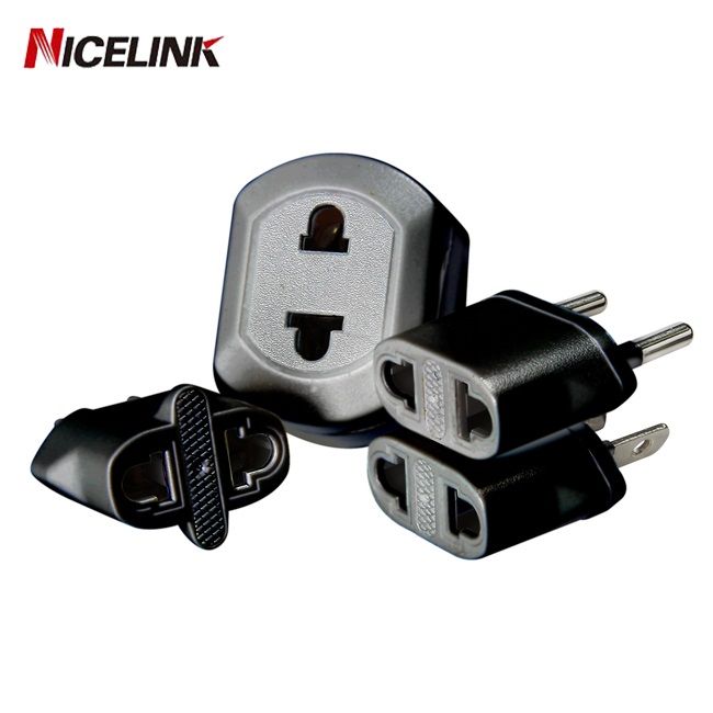 NICELINK 耐司林克  旅行萬用轉接頭-黑色(全球通用組合包) UA-401A(B)