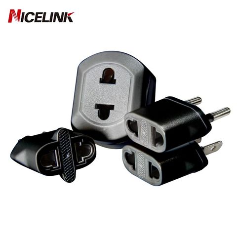 NICELINK 耐司林克 旅行萬用轉接頭-黑色(全球通用組合包) UA-401A(B)