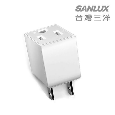 SANLUX 台灣三洋 轉接插座3轉2直立型(SYPW-301W)