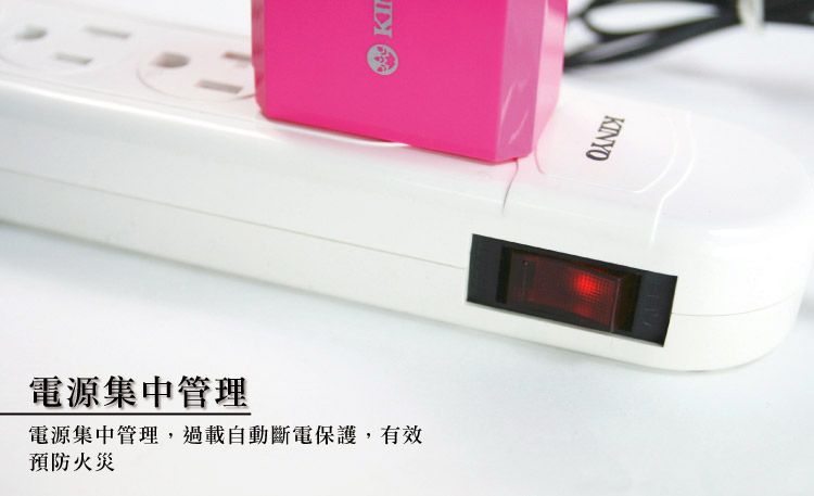 電源集中管理KI電源集中管理,過載自動斷電保護,有效預防火災KINYO