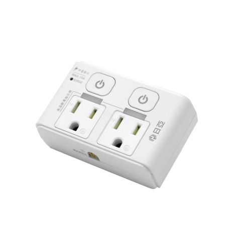 【日亞】R-70LC智慧防雷3孔2插 3面插 分接器(新安規 PTP高溫斷電指示燈)