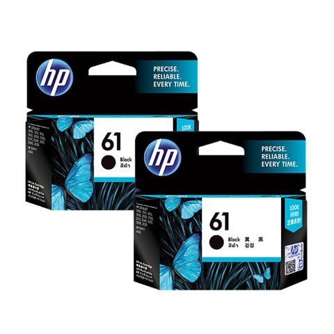 【正原廠2入促銷】HP NO.61原廠黑色墨水匣(CH561WA) 適用 HP 2540/2542/2543/2544/2547/2548/2549/3000/3050