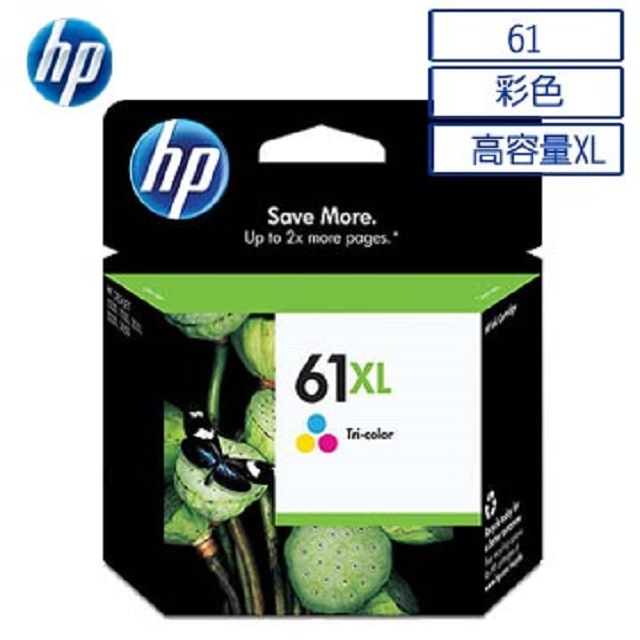 HP 惠普 61XL 高容量原廠彩色墨水匣 可印張數330張 / NO.61XL