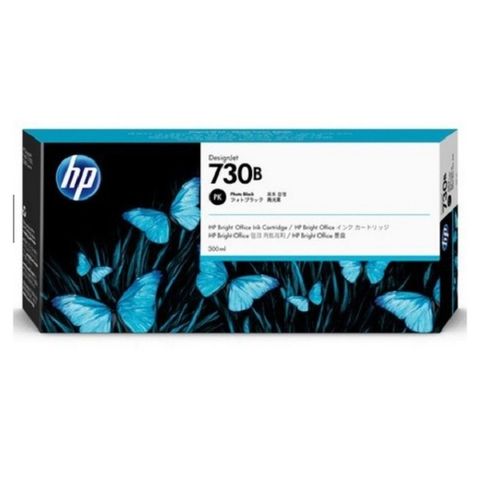 HP 730B 亮光原廠黑色墨水匣 (300ml) 3ED49A / NO.730B