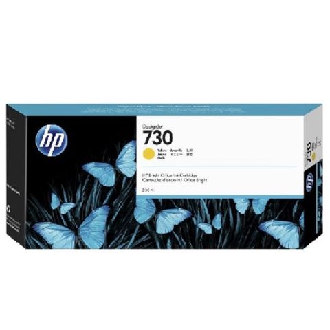 HP 惠普 730 原廠黃色墨水匣 (300ml) P2V70A / NO.730