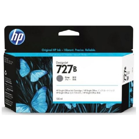 HP 惠普 727B 原廠灰色墨水匣(130ml) 3WX15A 取代 B3P24A / NO.727B