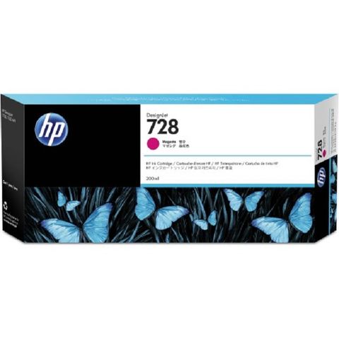 HP 惠普 728 原廠紅色墨水匣 (300ml) F9K16A / NO.728