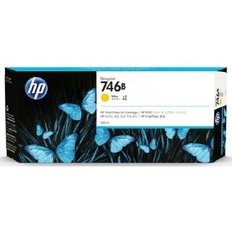 HP 惠普 746B 原廠黃色高容量墨水匣 (300ml) 3WX38A取代P2V79A / NO.746B