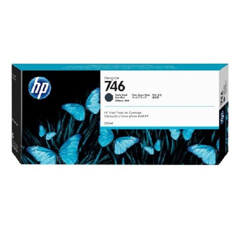 HP 惠普 746 原廠消光黑色高容量墨水匣 (300ml) P2V83A / NO.746