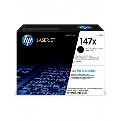 HP 惠普 W1470X/1470/1470X/147X 原廠高容量黑色碳粉匣HP LaserJet M610 / M611/ M612/ M634/ M635