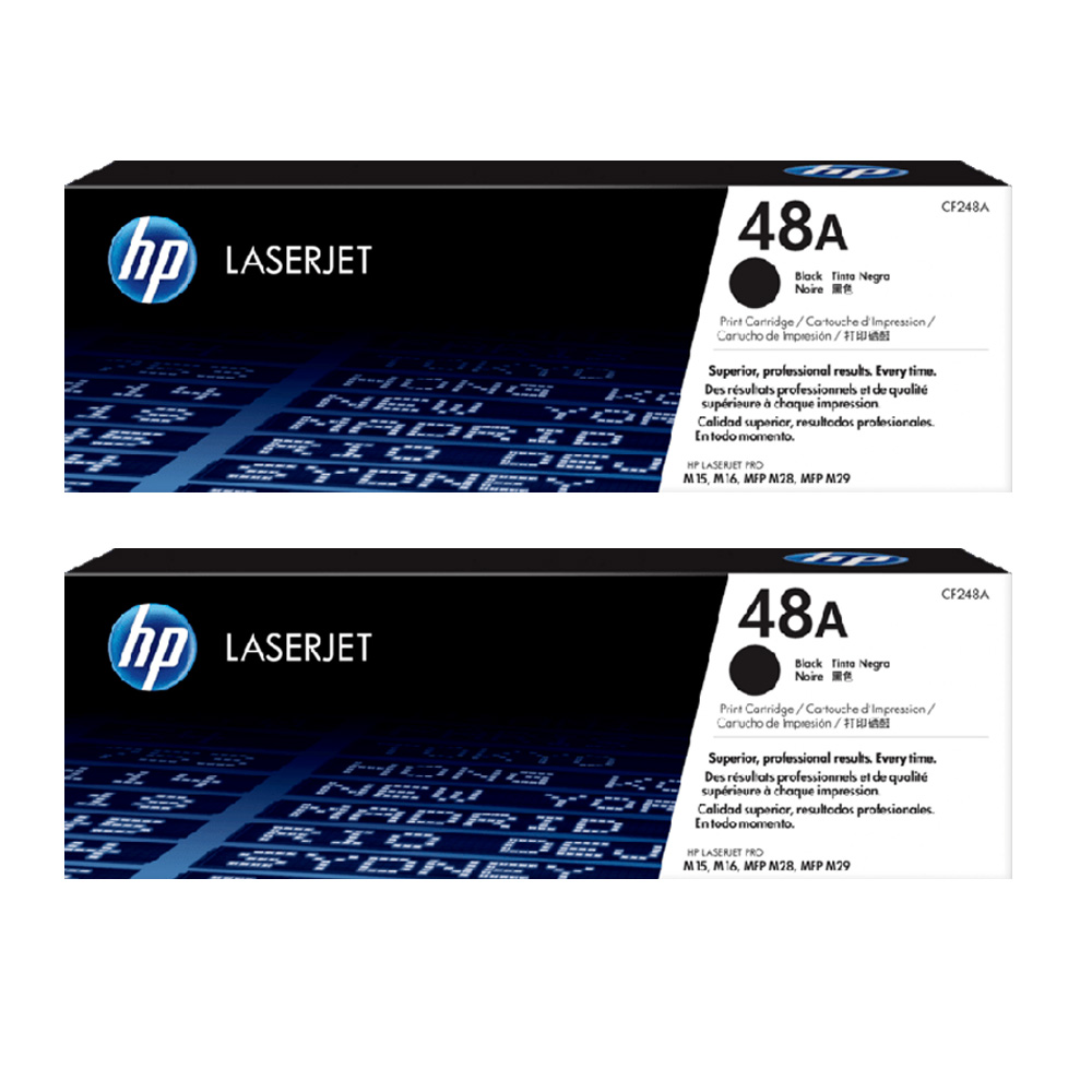 HP 惠普 【2入組】 CF248A/48A  黑色原廠碳粉匣 適用 LaserJet Pro M15w/M15a/M28a/M28w