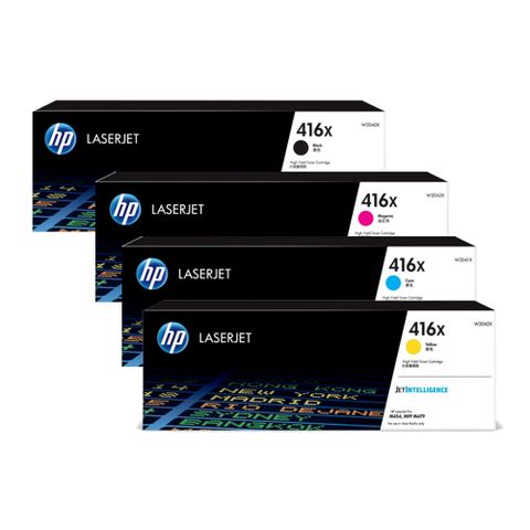 【四色】HP 416X W2040X+W2041X+W2042X+W2043X 高容量 原廠碳粉匣 適用HP M454dn/M454dw/M479fdw/M479fdn/M479fnw