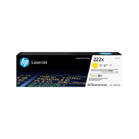 HP W2222X/2222/222X 原廠高容量黃色碳粉匣 HP LaserJet Pro 3203/3288/MFP 3303/MFP 3388