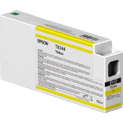 EPSON C13T834400 原廠黃色墨水匣 可印容量：150ml / T834
