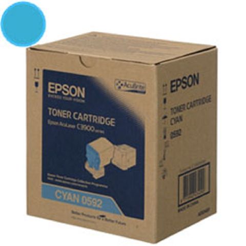 [送星巴克星冰樂+現貨馬上出]EPSON C13S050592 原廠藍碳粉匣列印張數:約6000張 適用機種: AL-C3900/CX37NDF/0592/C13S050592同帳號回購5次，再送500元現金!