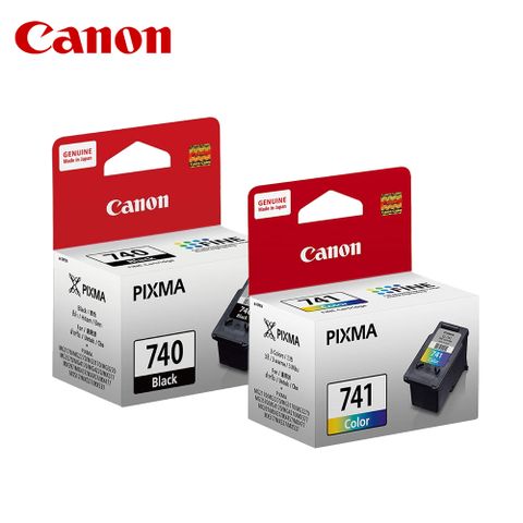 Canon PG740+CL741 黑色 彩色 原廠墨水匣 PG-740 CL-741