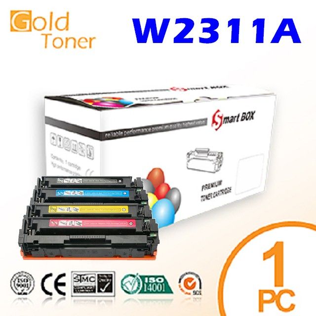 Gold  Toner 【Gold Toner】HP W2311A / No.215A相容碳粉匣(藍色)【適用】M155nw / M183fw (含全新晶片)