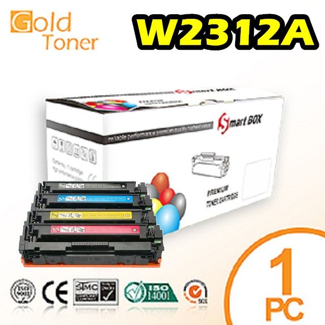 Gold  Toner 【Gold Toner】HP W2312A / No.215A相容碳粉匣(黃色)【適用】M155nw / M183fw (含全新晶片)