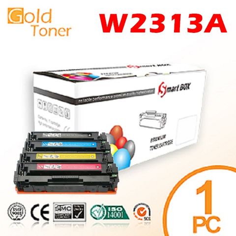 HP 惠普 【Gold Toner】 W2313A / No.215A相容碳粉匣(紅色)【適用】M155nw / M183fw (含全新晶片)