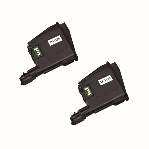 【TC碳粉匣】二入組 Kyocera TK1124 TK-1124 黑色副廠碳粉匣 適用 FS-1060DN/FS-1025MFP